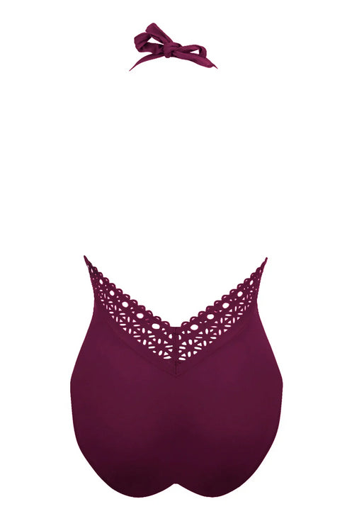 Lise Charmel 15b Ajourage Couture Plunging Back Swimsuit